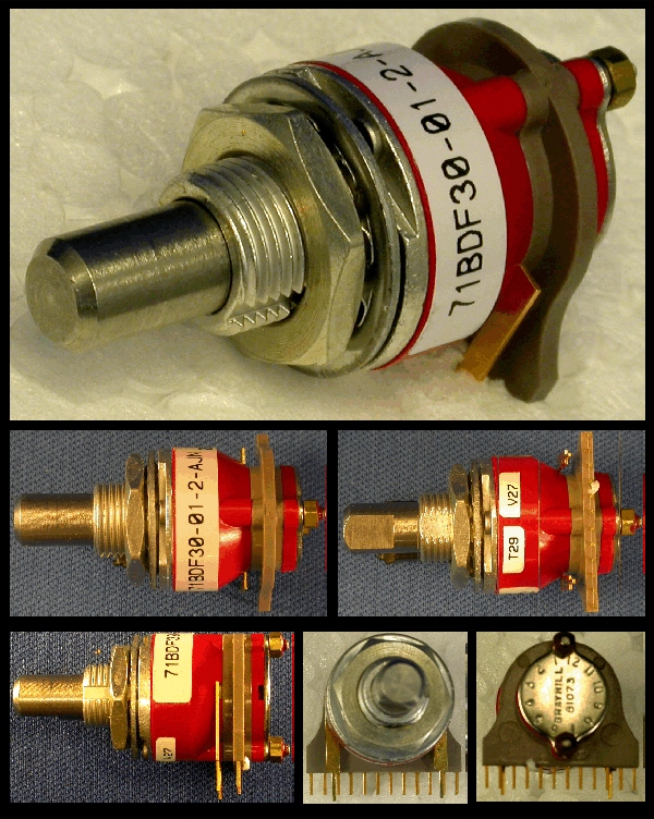 GR-03-003 - Rotary Switch; 6 way, 2 pole, 1 gang