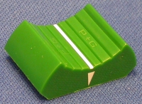 PG-02-P39075/3- Fader Knob: Green (with white Line) - 16mm wide