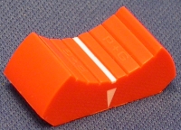 PG-02-P39139/8 - Fader Knob: Orange (with white Line) - 11mm wide